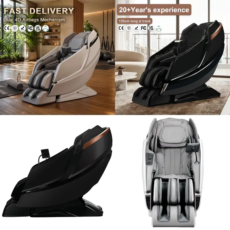 Spa Wellness Center - Poltrona Massaggiante Professionale a Doppio Motore